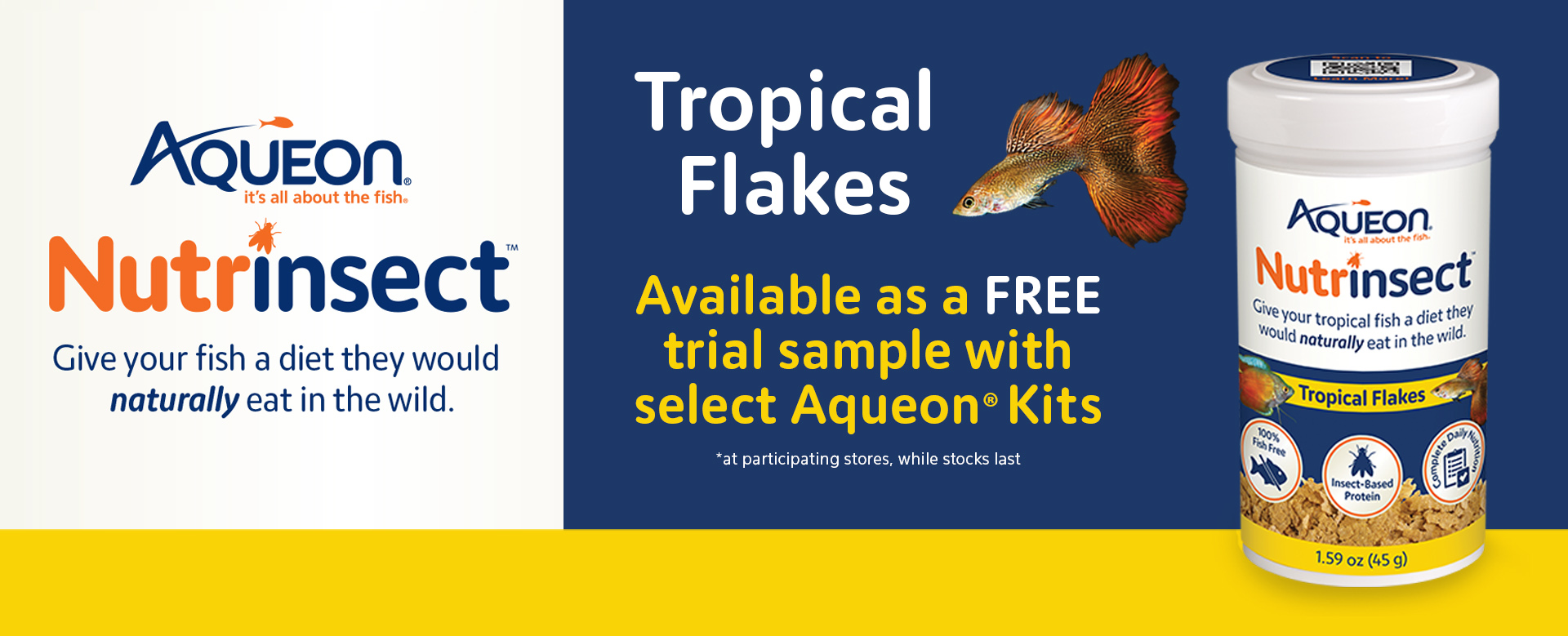 AQ Nutrinsect Bottom Banner Tropical Food