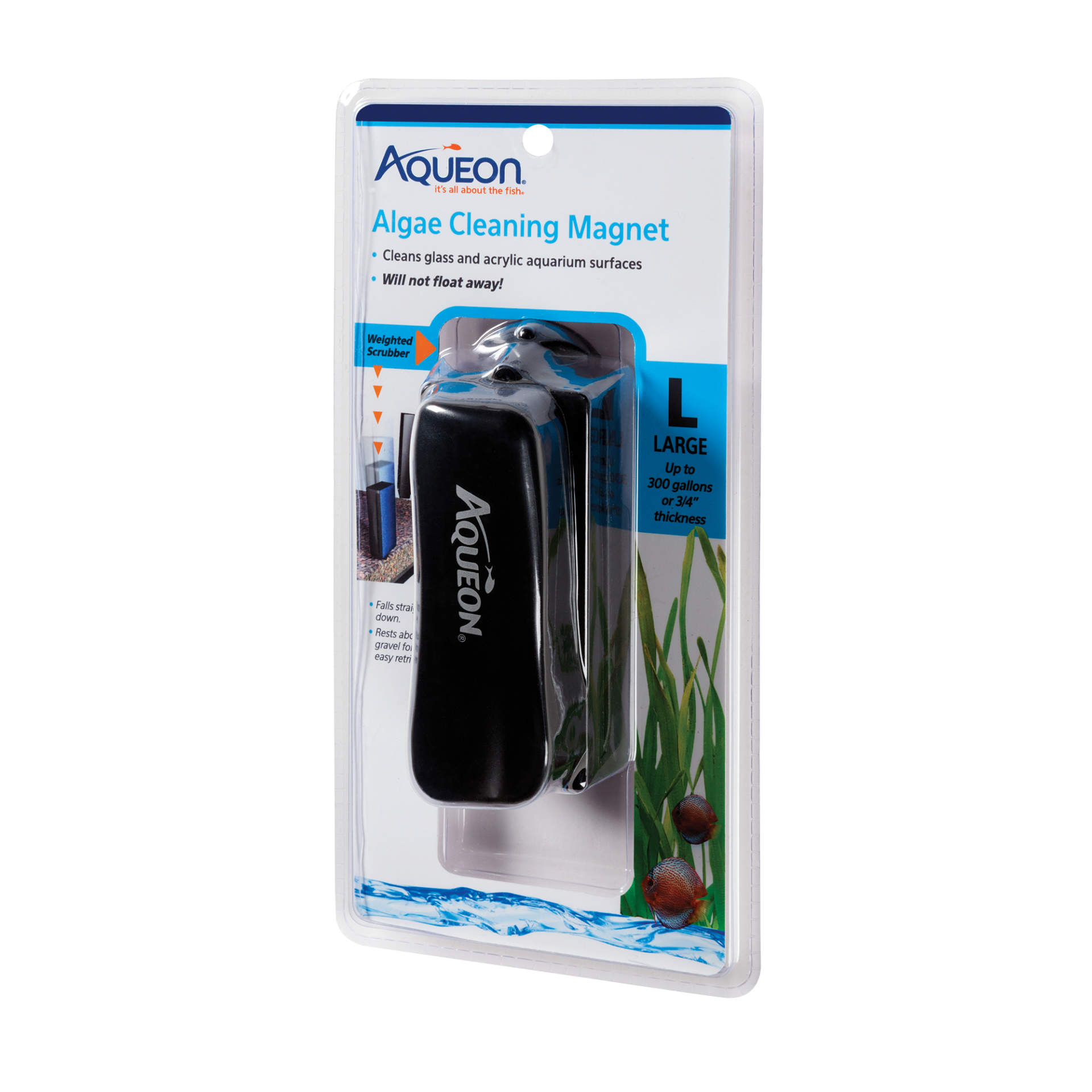 Aqueon Large Algae Aquarium Cleaning Magnet