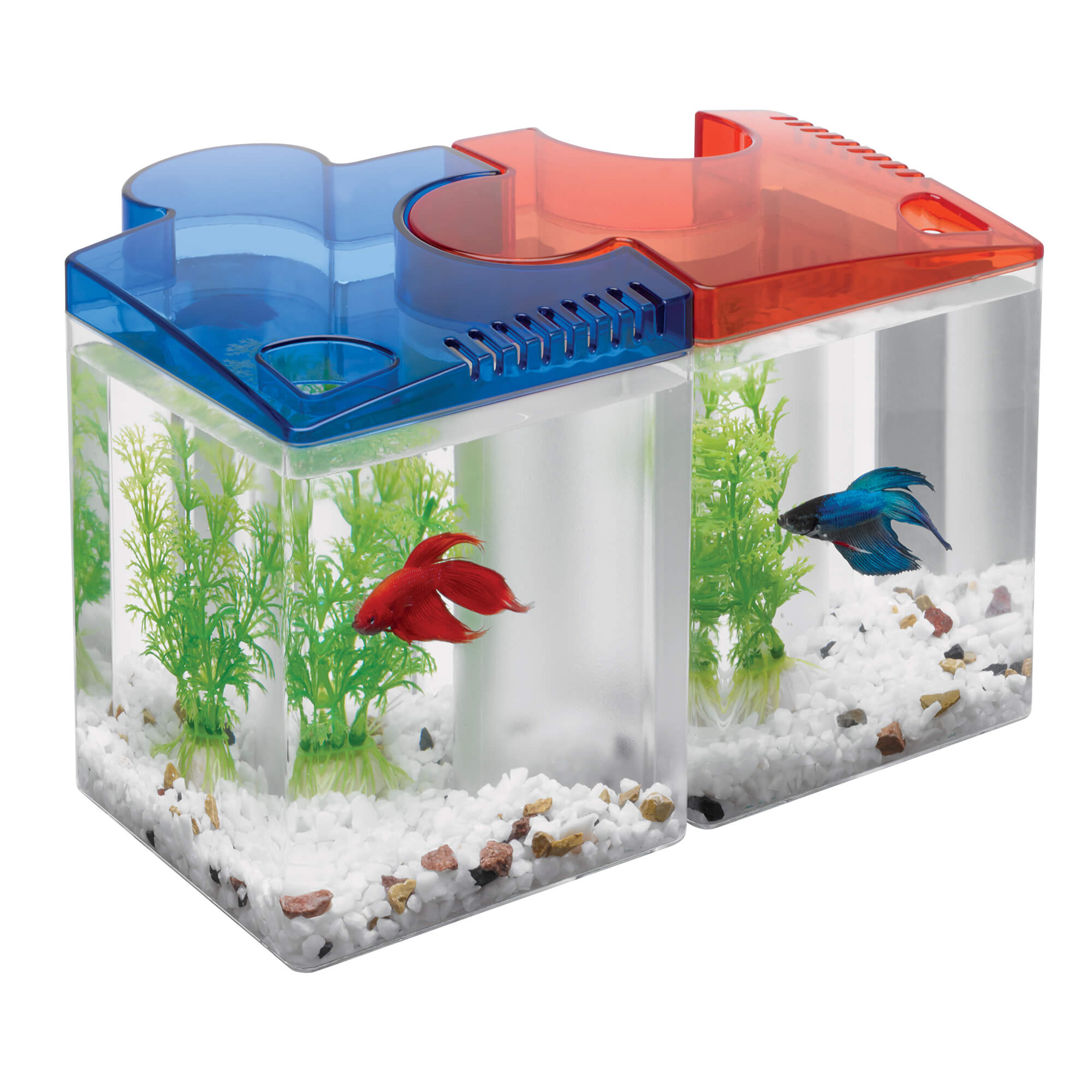Aqueon Betta Puzzle Aquarium Kit Blue