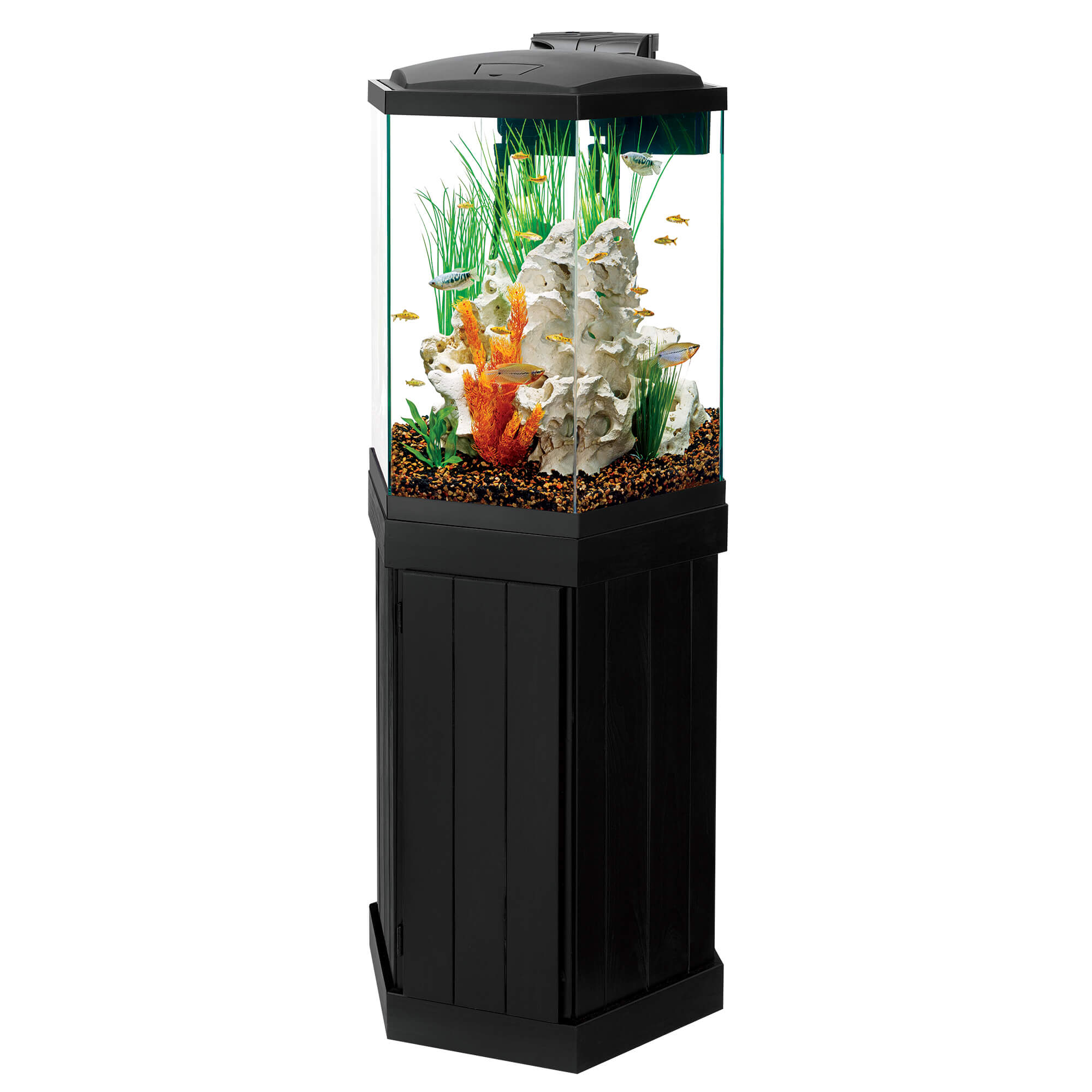 Aqueon 20 Hexagon LED Aquarium Kit