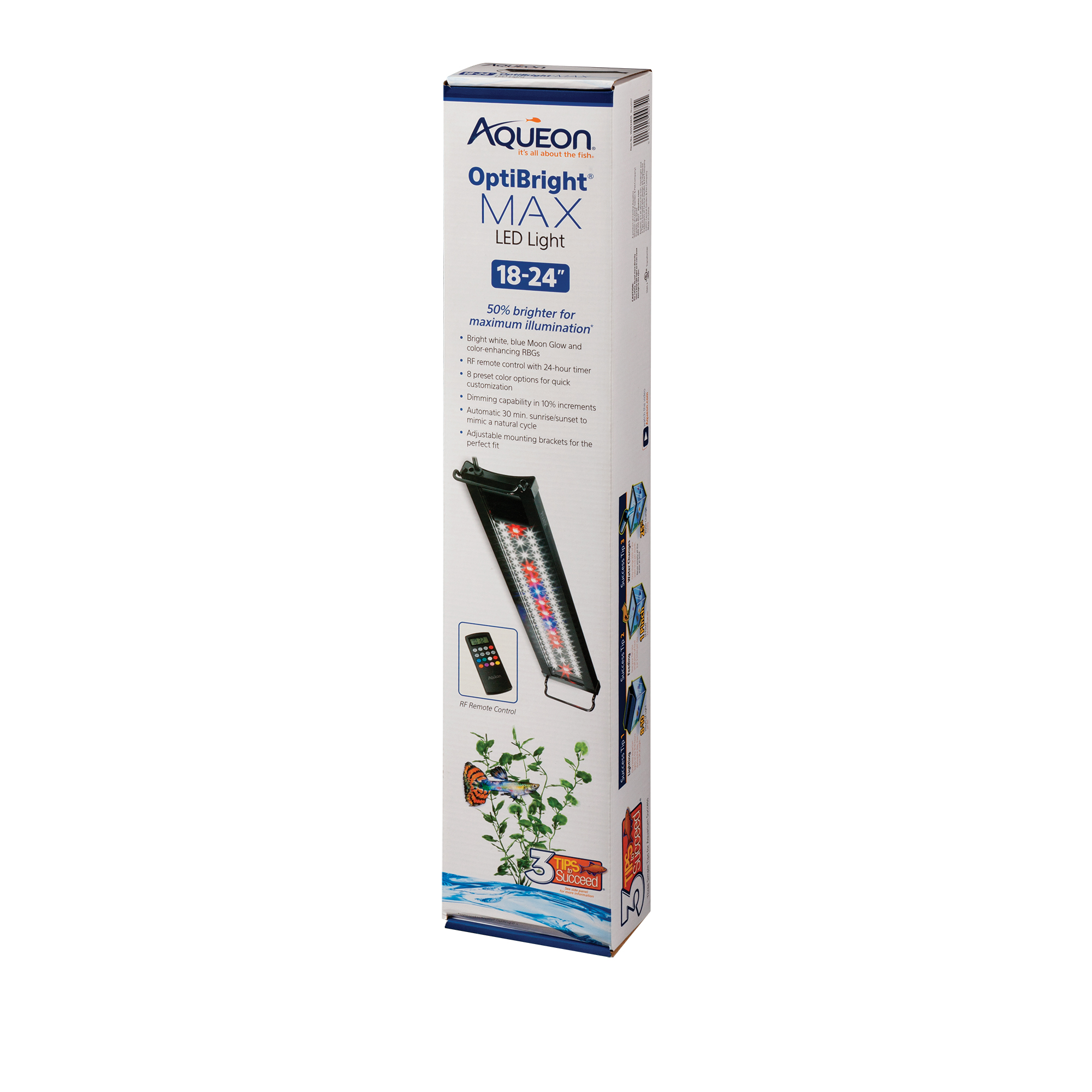 Aqueon OptiBright MAX LED Aquarium Light 18-24 Package
